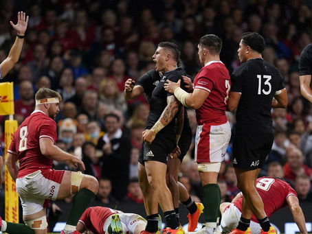All Blacks trounce Welsh as Beauden Barrett brings up century