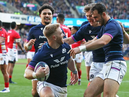 Steyn scores four as Scotland warm up to Autumn series in style