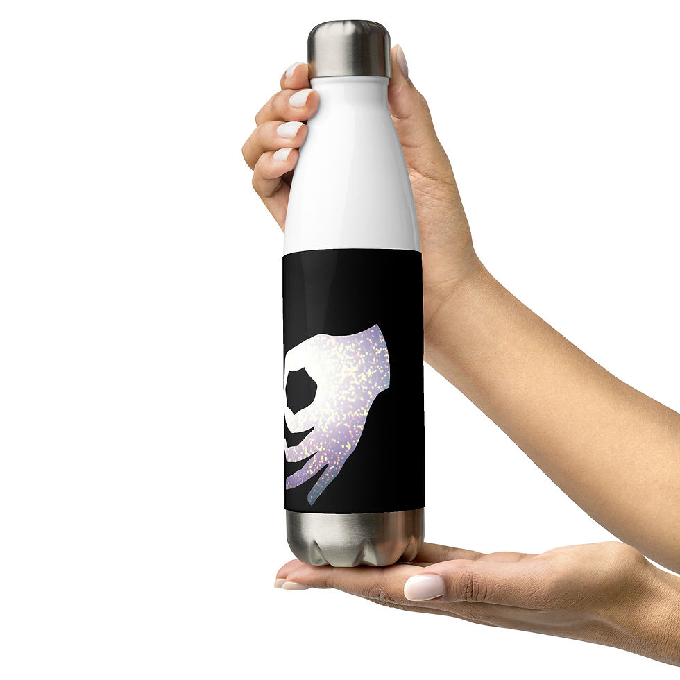 Thumbnail: ASL interpreter - sparkle hand: water bottle