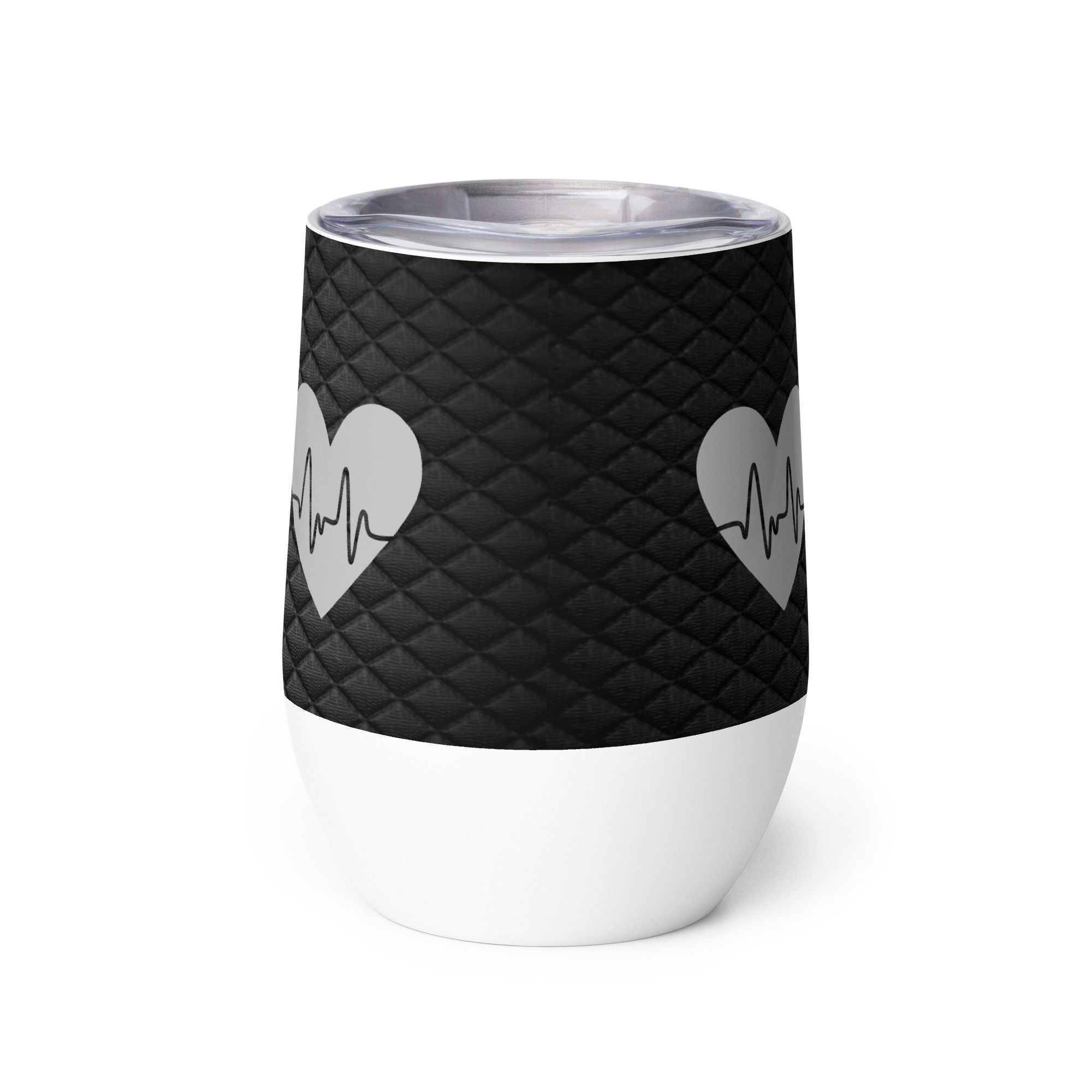 Rustic Sign Language 'ILY' Hand - A Unique Expression: Wine tumbler