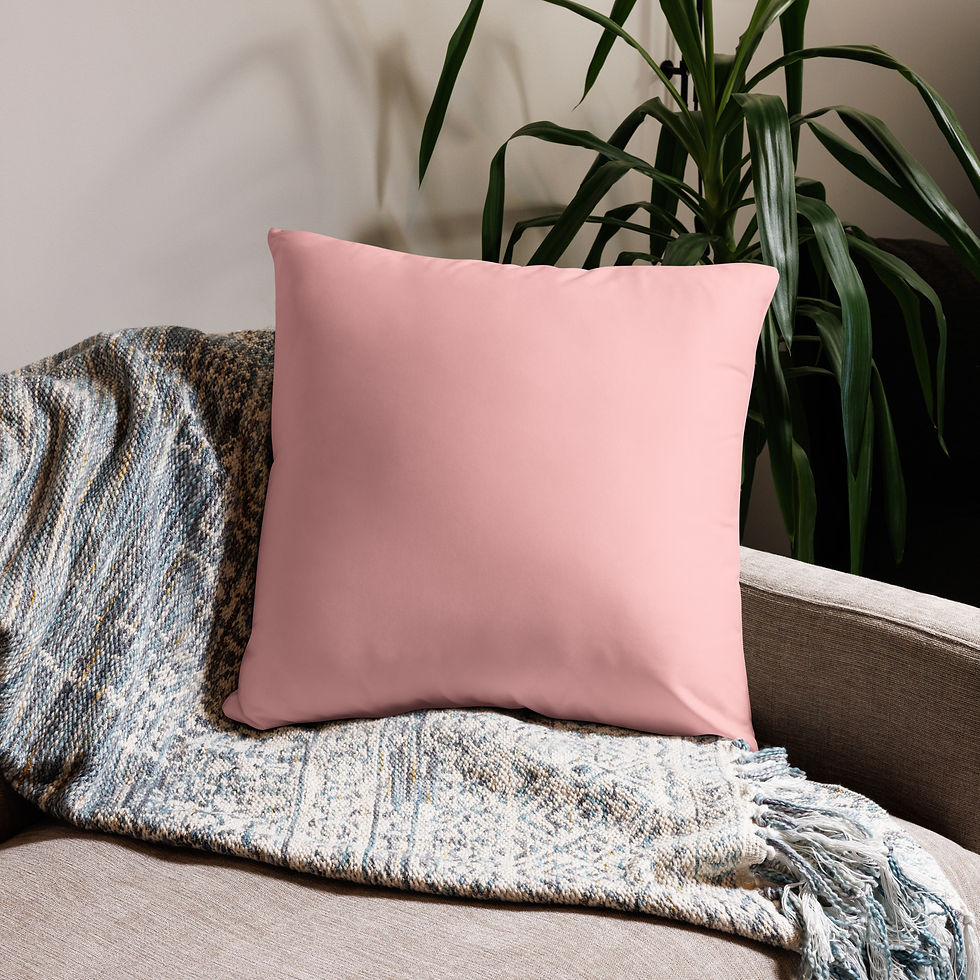Thumbnail: ASL ILY - pink background: Pillow Case
