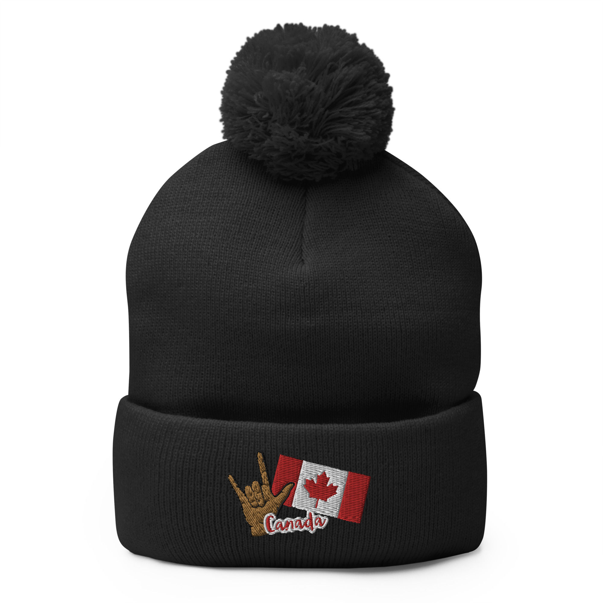 Canada - Pom-Pom Beanie