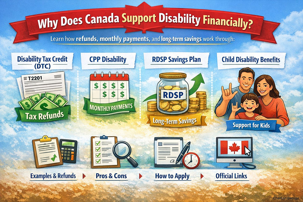 Why Canada Supports Disability Through Refunds, Monthly Income & Long-Term Savings