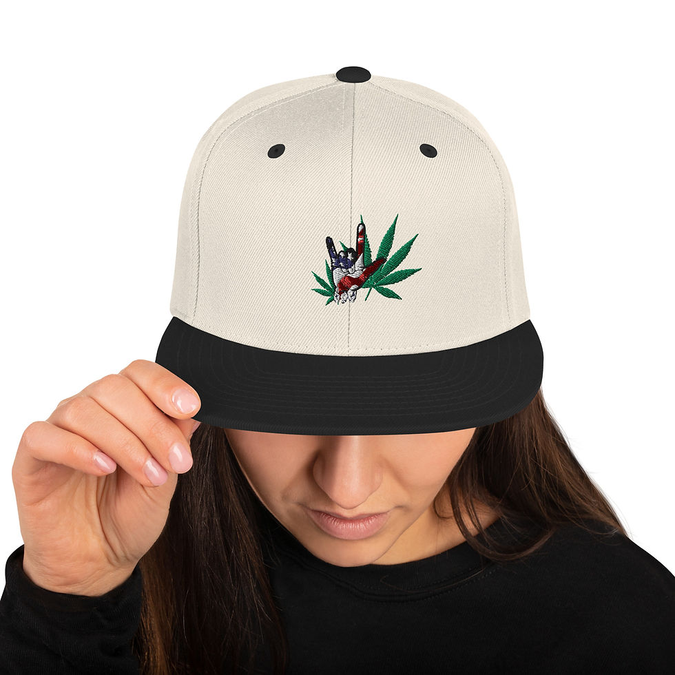 Thumbnail: ASL 'ILY' USA - Cannabis: Snapback Hat