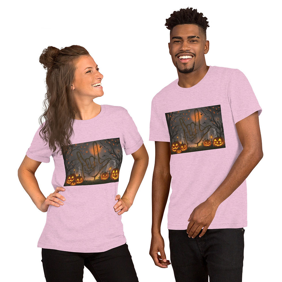 Thumbnail: ASL ILY - Happy Halloween: T-shirt