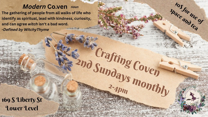 Witchy Thyme: Crafting Coven