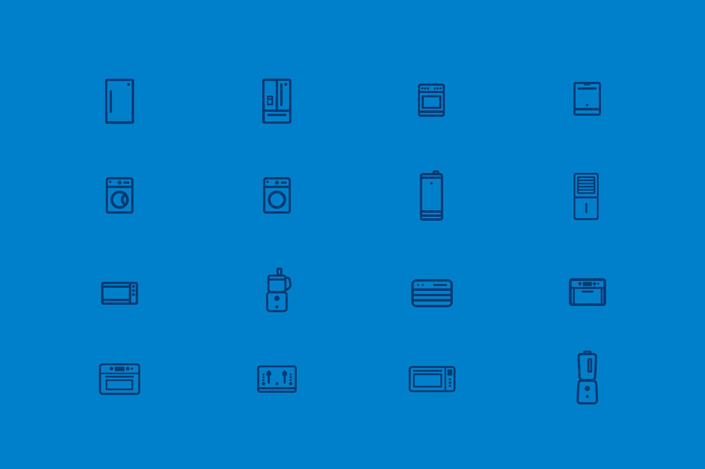GE Appliances icon set