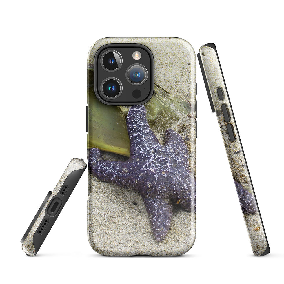 Thumbnail: Sea Star and Mermaid's Purse Tough Case for iPhone®