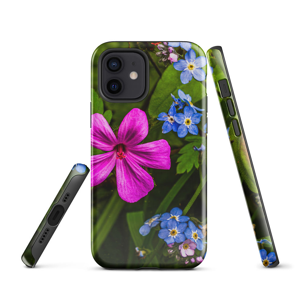 Thumbnail: Pink and Blue Tough Case for iPhone®