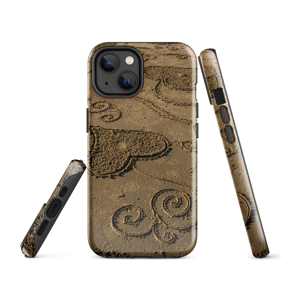 Thumbnail: Hearts Dancing In The Sand Tough Case for iPhone®