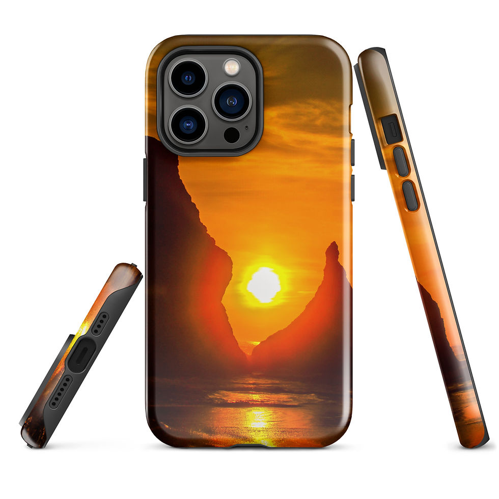 Thumbnail: Sunset On The Rocks Tough Case for iPhone®
