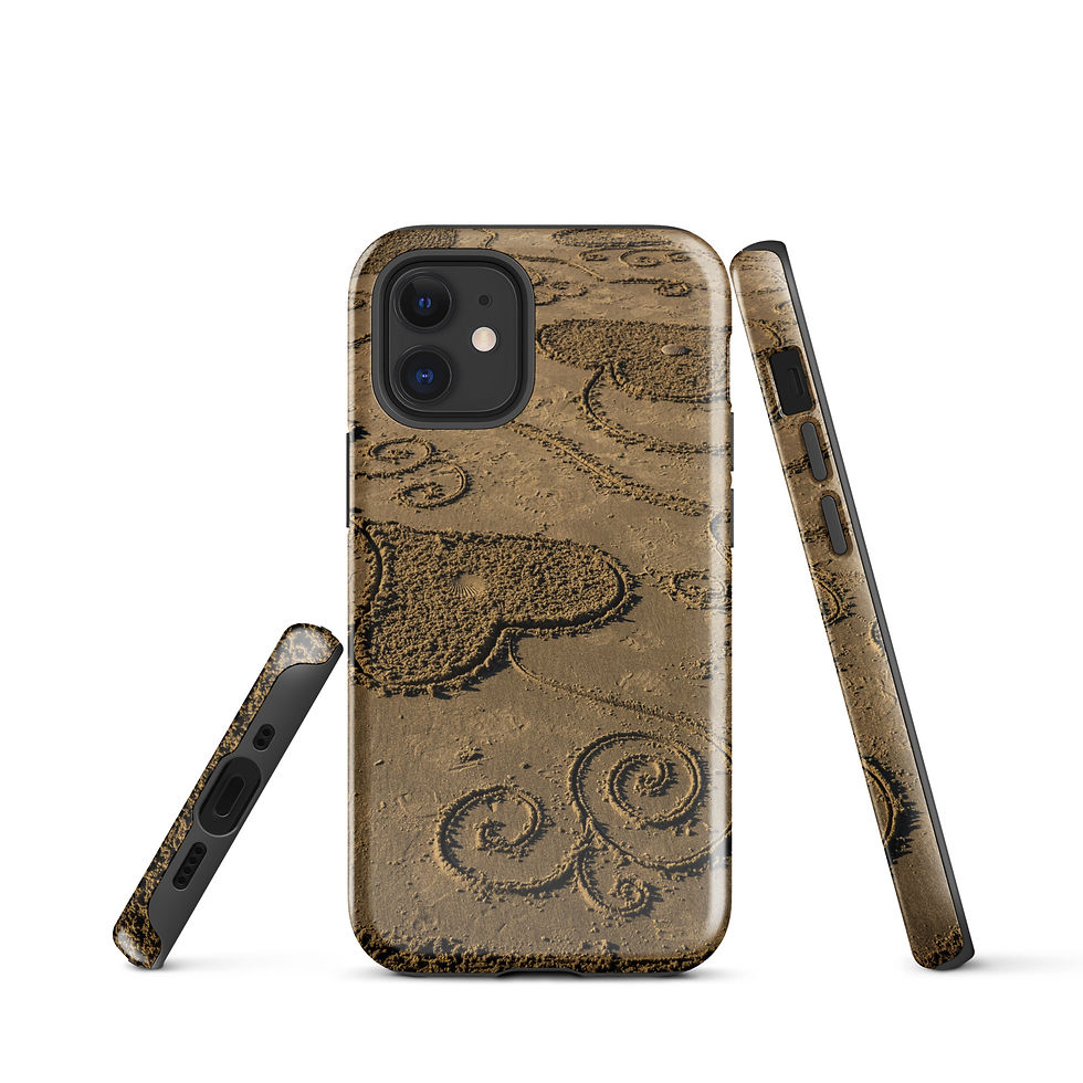 Thumbnail: Hearts Dancing In The Sand Tough Case for iPhone®