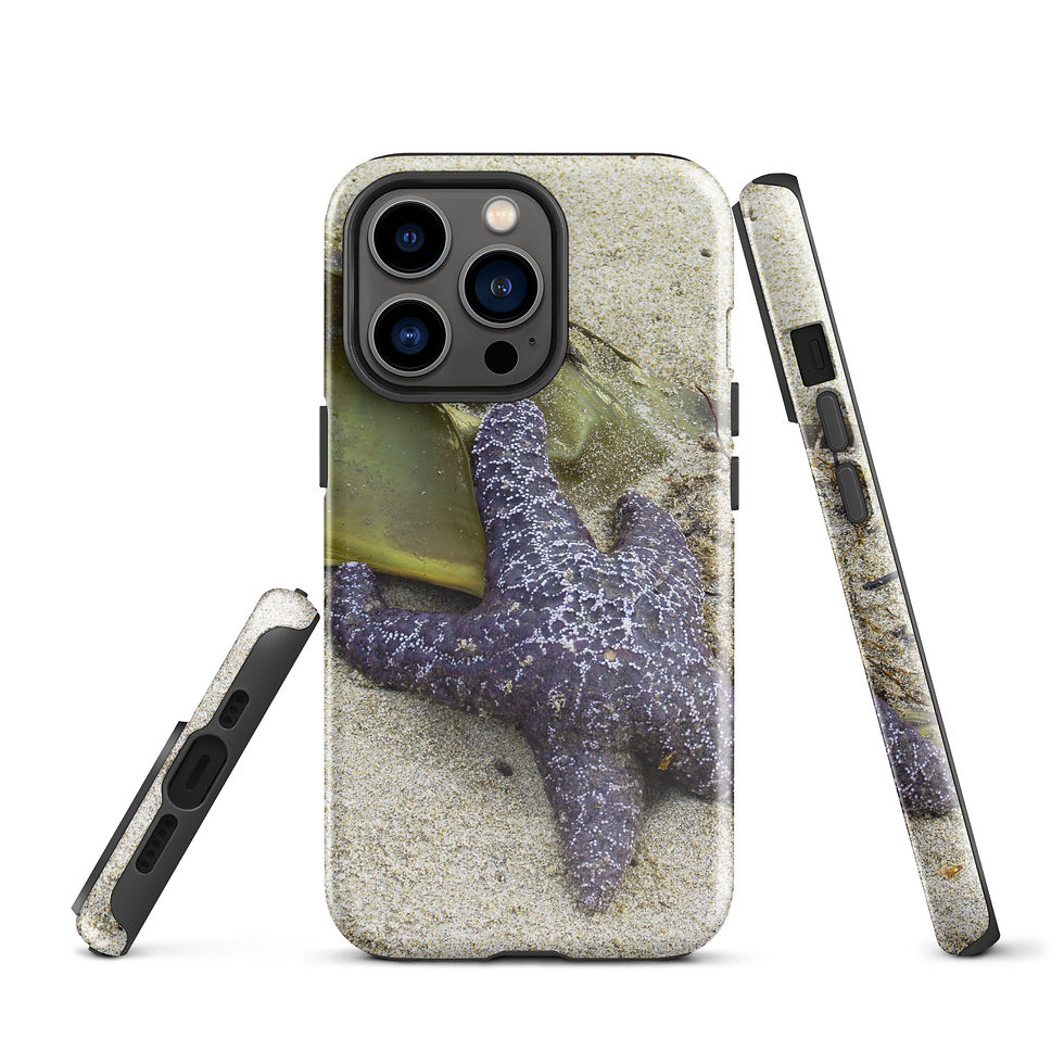 Thumbnail: Sea Star and Mermaid's Purse Tough Case for iPhone®