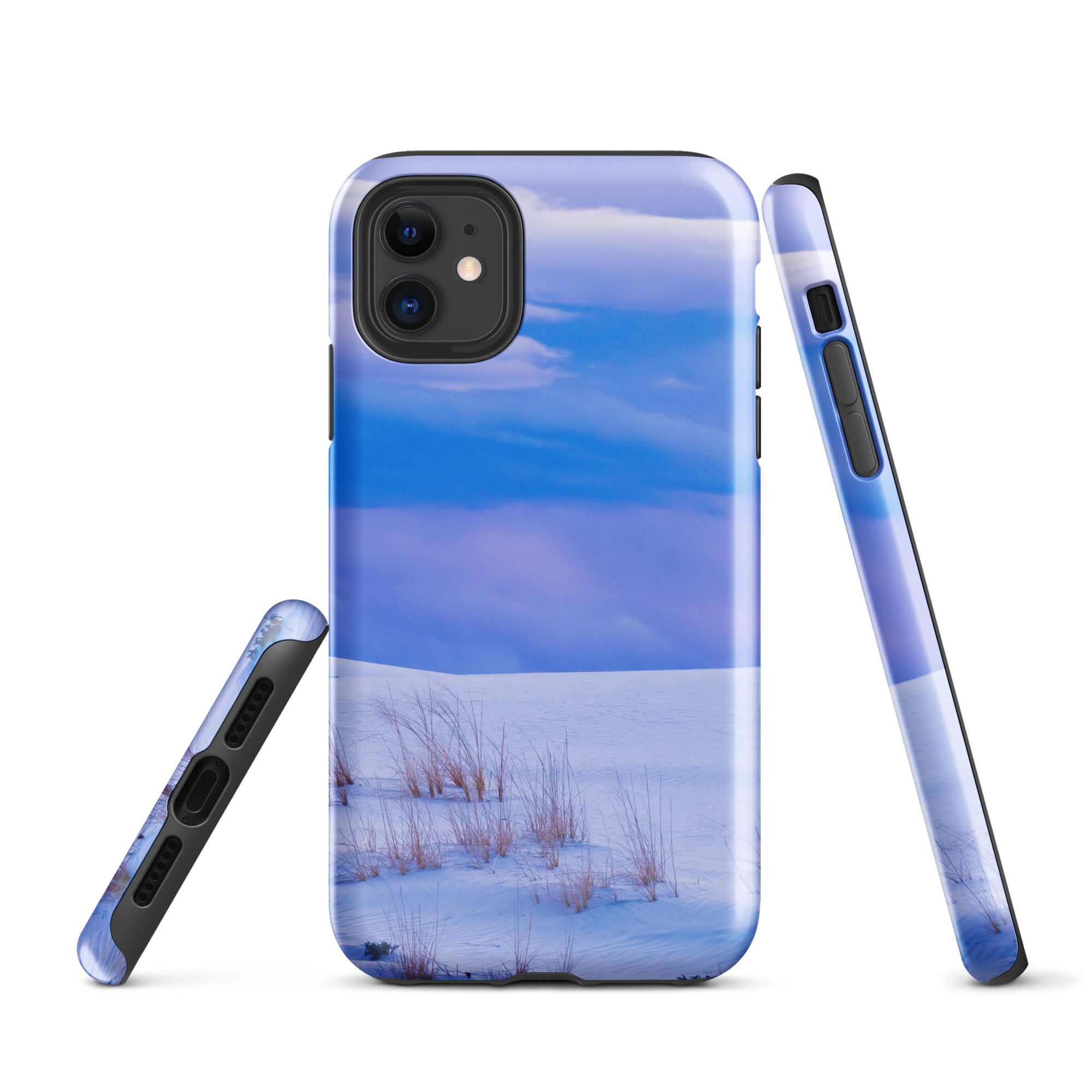 Purple Skies, White Sands Tough Case for iPhone®