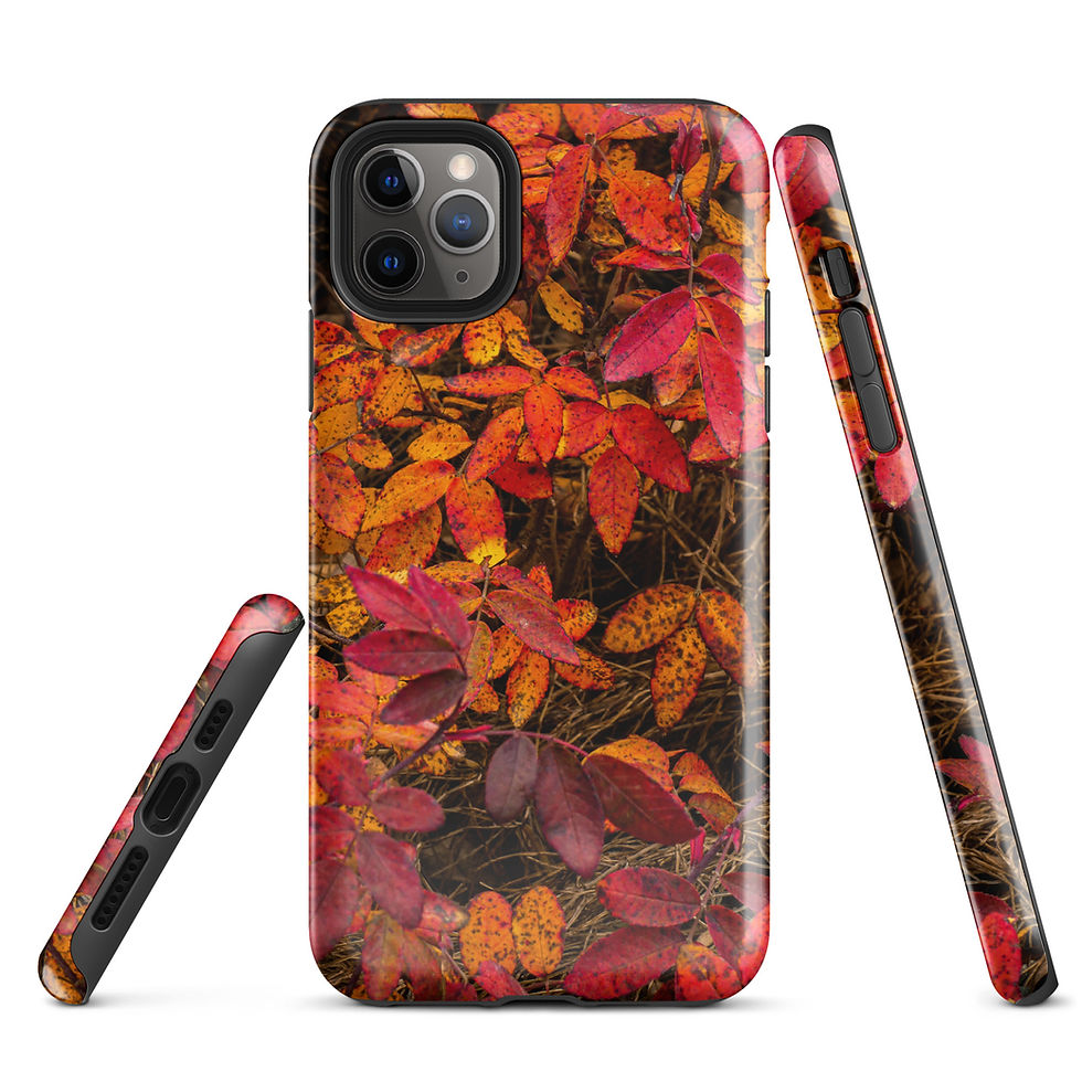 Thumbnail: Wild Autumn Rose Leaves Tough Case for iPhone®