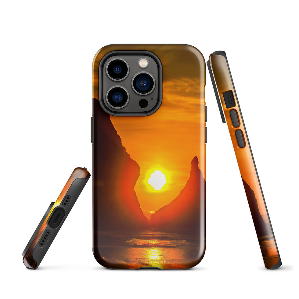 Thumbnail: Sunset On The Rocks Tough Case for iPhone®