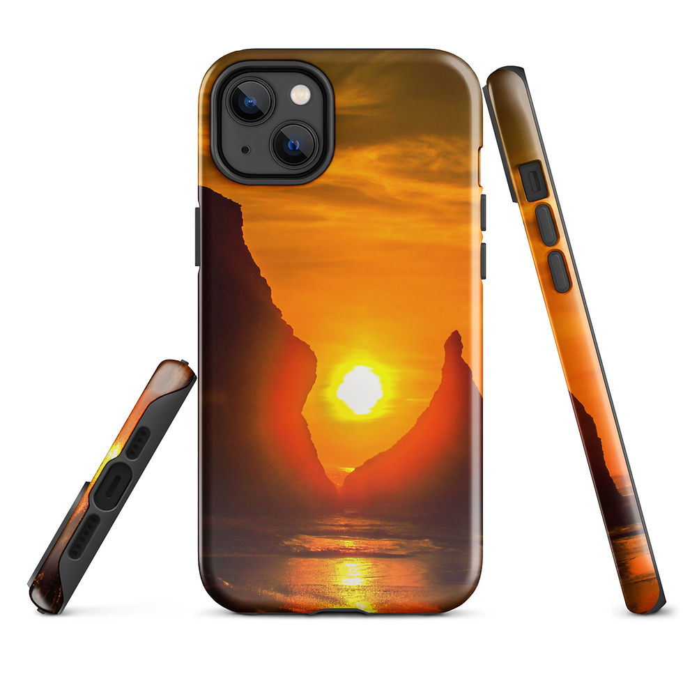 Thumbnail: Sunset On The Rocks Tough Case for iPhone®