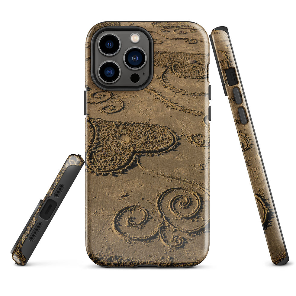 Thumbnail: Hearts Dancing In The Sand Tough Case for iPhone®