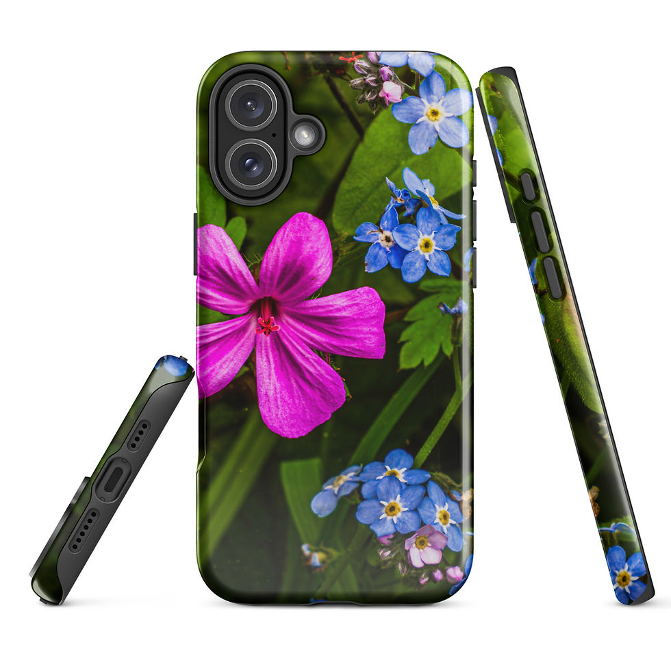 Thumbnail: Pink and Blue Tough Case for iPhone®