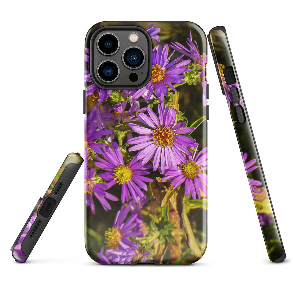 Thumbnail: Purple Asters Tough Case for iPhone®
