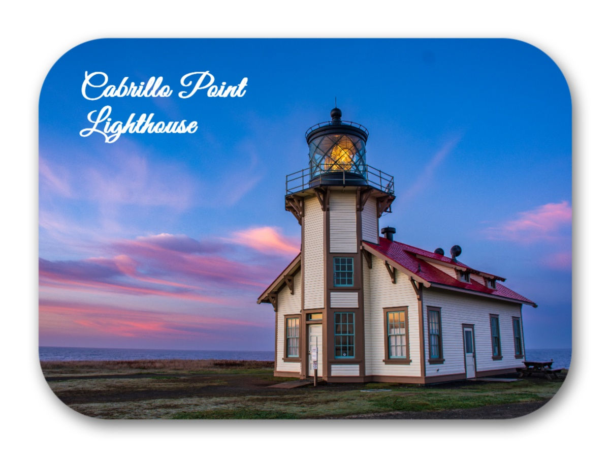 Point Cabrillo  Sunrise Magnet