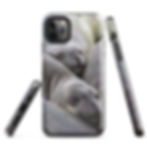 Thumbnail: Elephant Seal Puppy Pile Tough Case for iPhone®