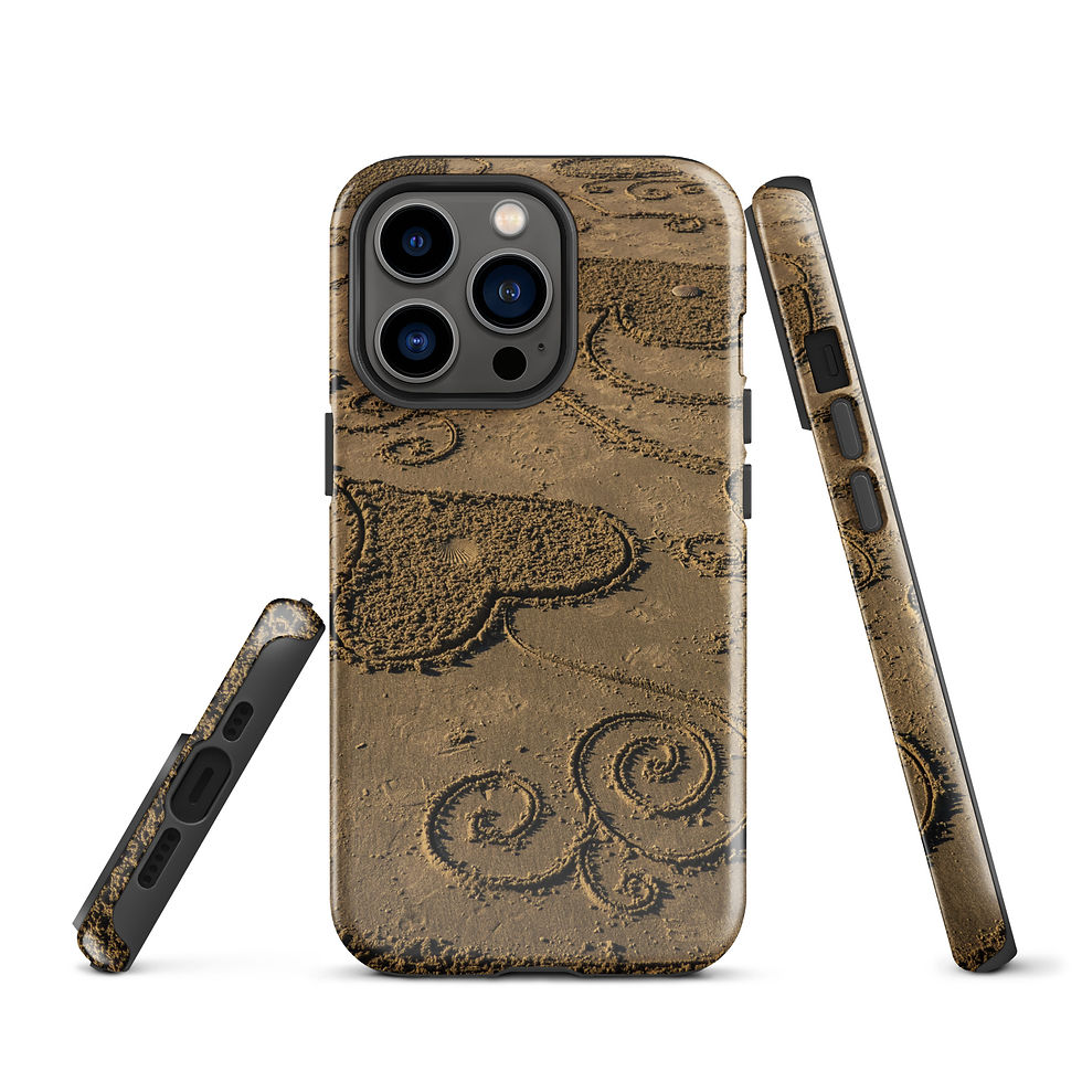 Thumbnail: Hearts Dancing In The Sand Tough Case for iPhone®