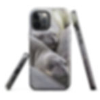 Thumbnail: Elephant Seal Puppy Pile Tough Case for iPhone®