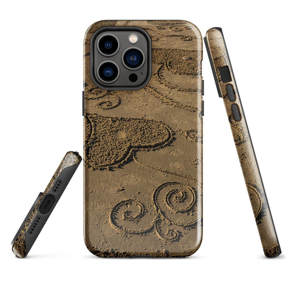Thumbnail: Hearts Dancing In The Sand Tough Case for iPhone®