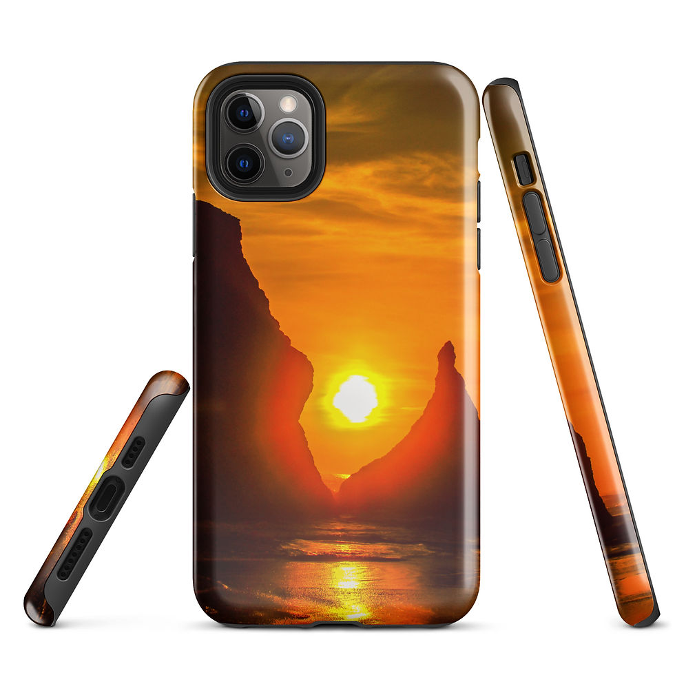 Thumbnail: Sunset On The Rocks Tough Case for iPhone®