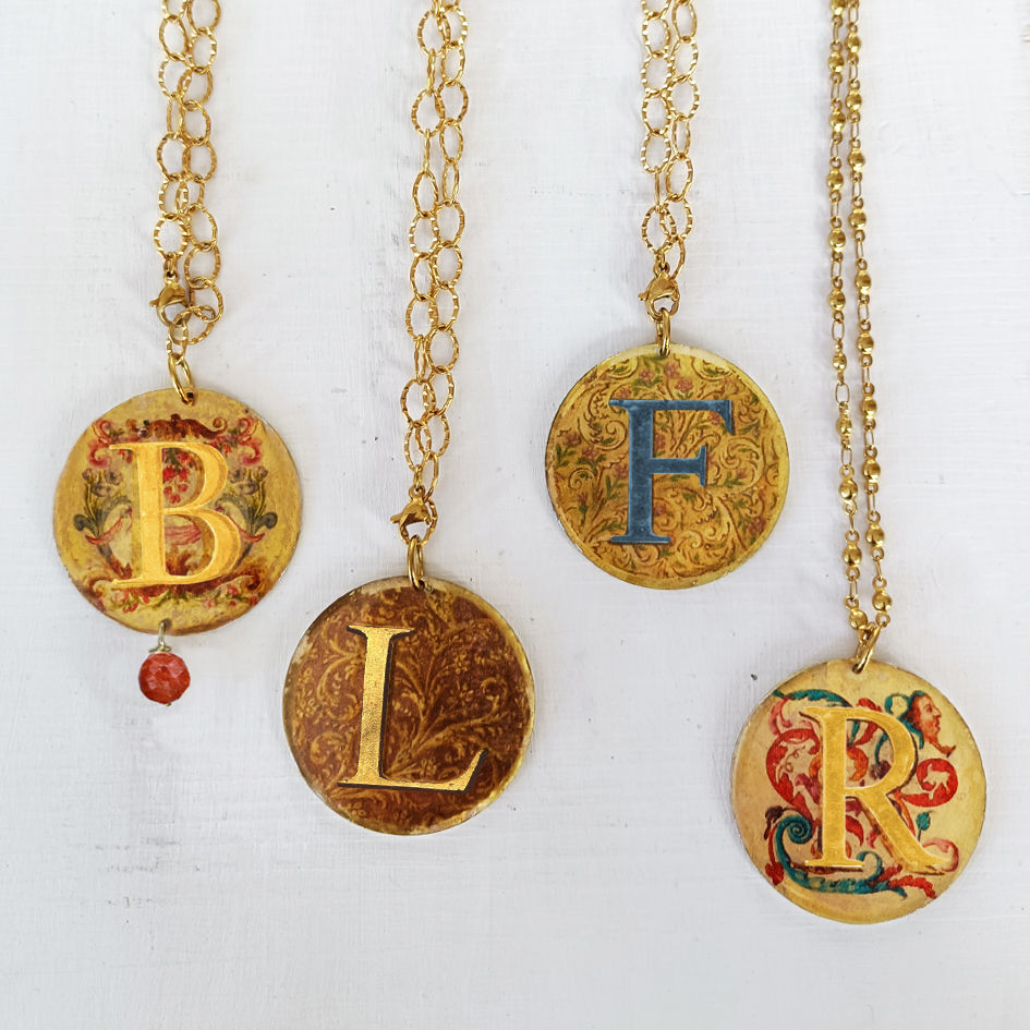 Miniatura: Collana con Iniziale