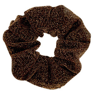 Scrunchie - glitter bruin