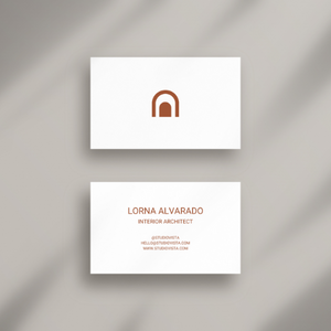 Studio Vista – Business Card Design