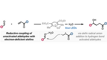 Aldehyde–Olefin Couplings by Photoinduced Reduction of Electron-Deficient Olefins with Hantzsch Ester Anions