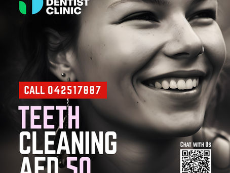 Get a Brighter Smile with Teeth Cleaning for Just AED 50 in Al Rigga, Dubai