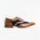 Thumbnail: GOOR David Brogue Tan/Navy Shoes