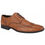 Thumbnail: Route 21 HERALD Leather Brogue Gibson Tan Shoes