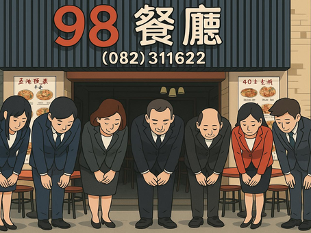 【重要通知】 我們的故事走到這裡,九八向您說聲謝謝,九八餐廳將於 7/15 前結束營業💛