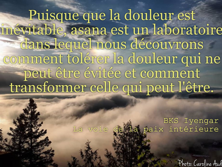 Inspiration du vendredi (de B.K.S. Iyengar)