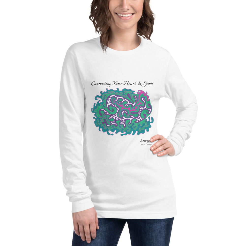Connecting Your Heart & Spirit Unisex Long Sleeve Tee