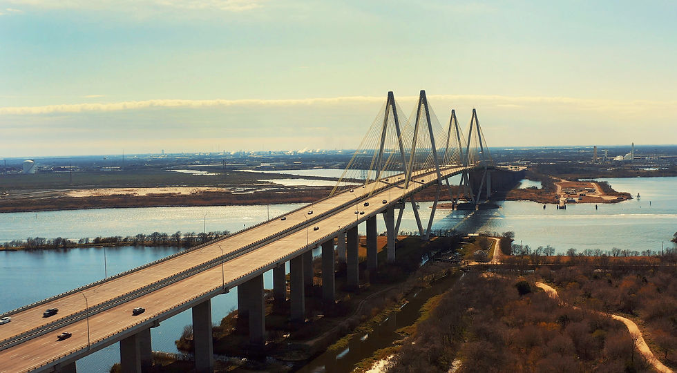 Charleston Drone Photo at Sunset