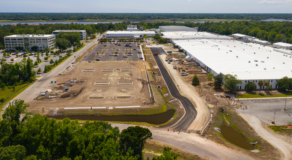 Drone photo of CRE
Warehouse aerial photo of CRE
