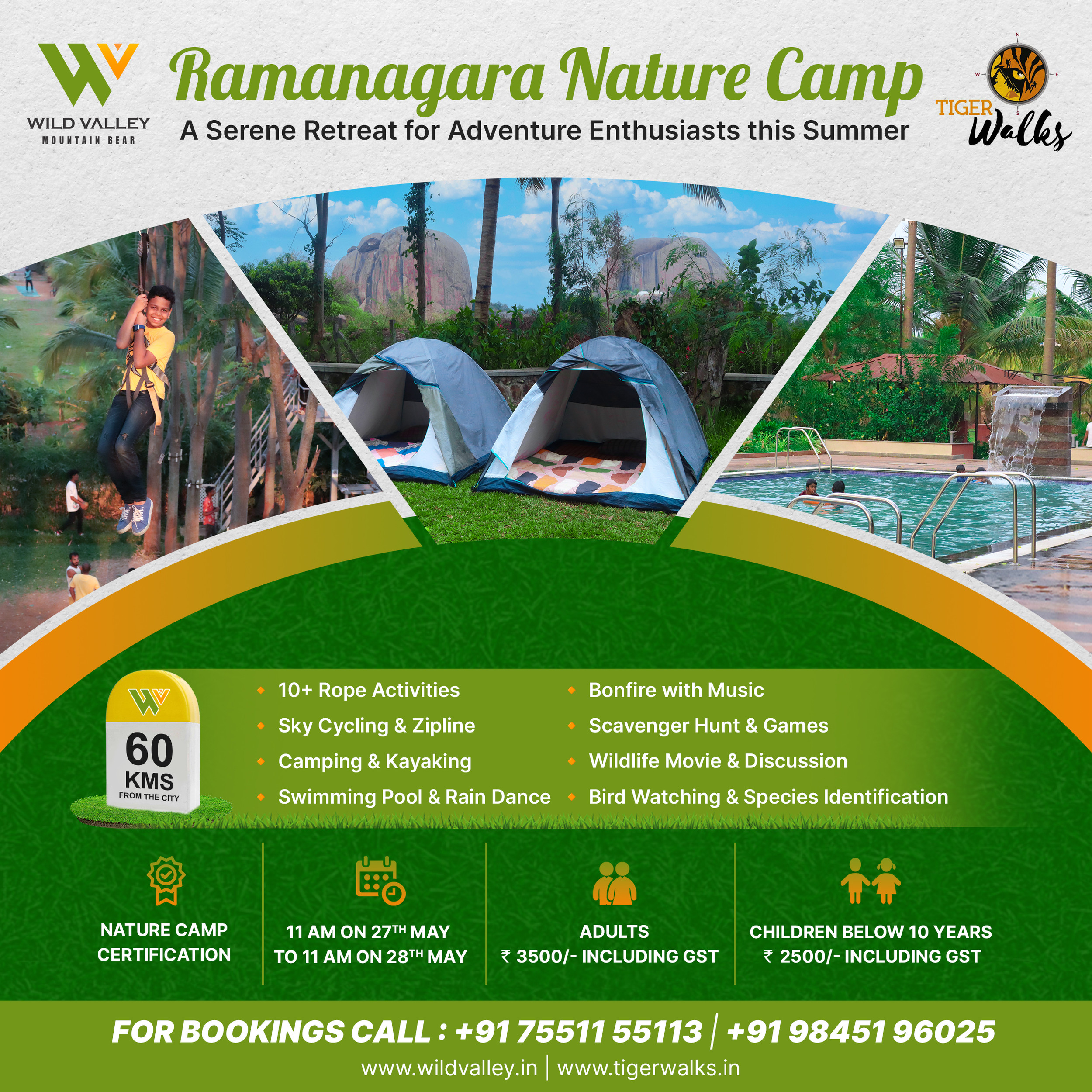 Ramanagara Nature Camp Organized By Tiger Walks