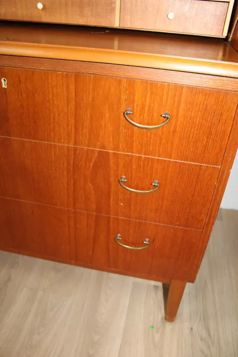 Miniature : Secrétaire à rouleau en teck, 1960 Suède