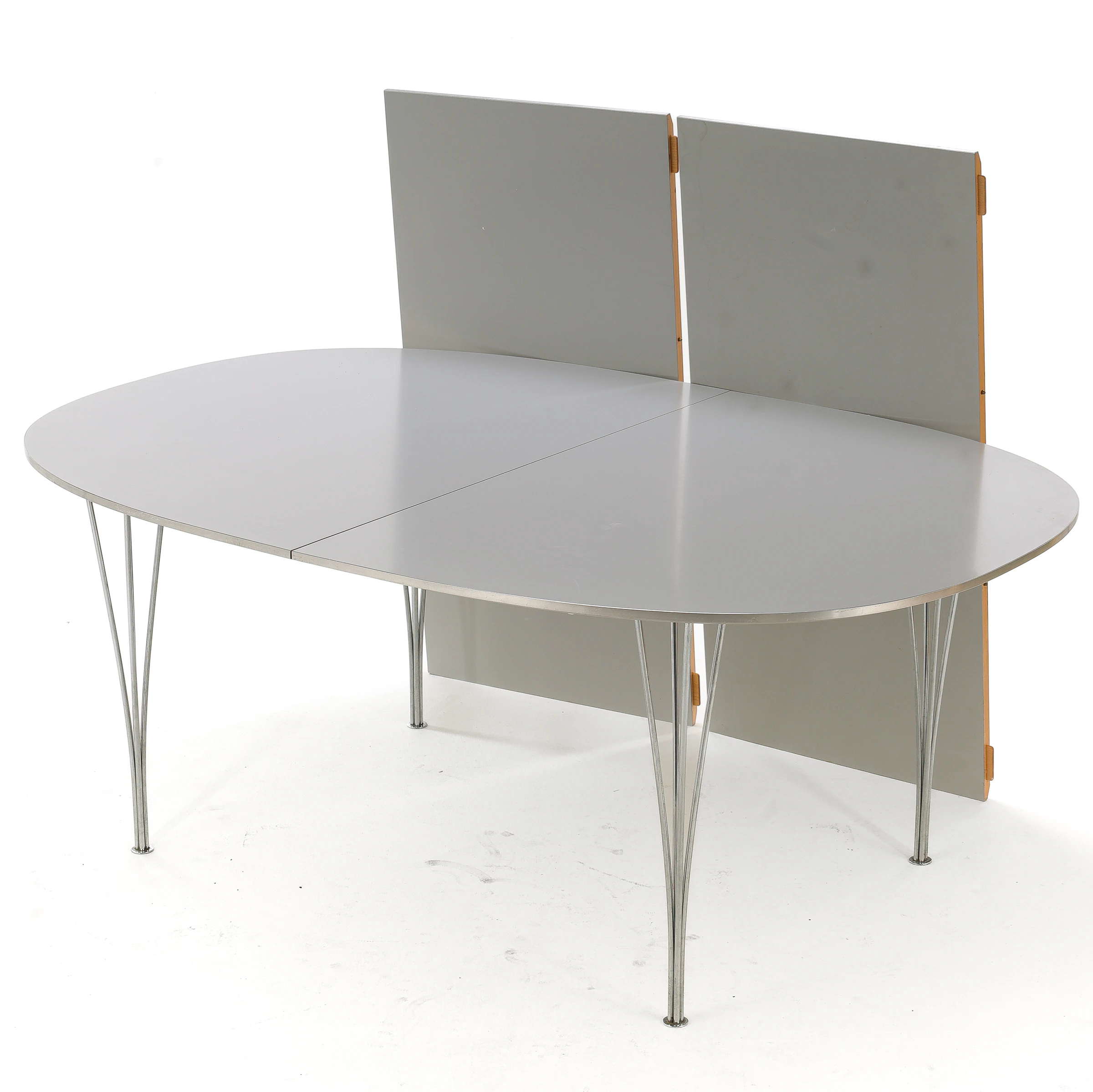 Table Super Ellipse, Piet Hein & Bruno Mathsson, édition Fritz Hansen, années 60