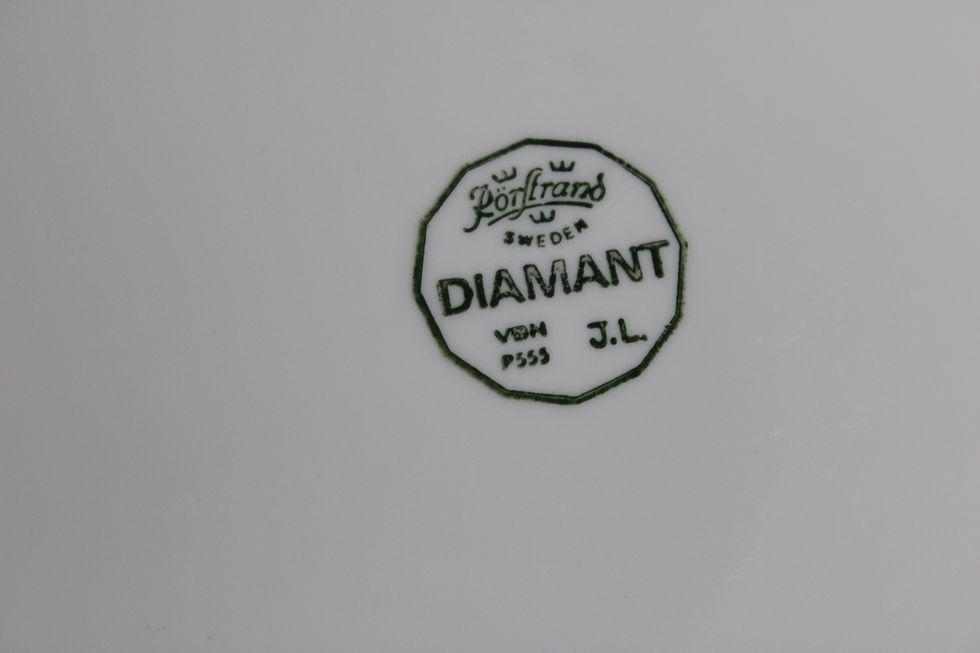 Miniature : Service en porcelaine Rörstrand – 18 assiettes – Années 60 – Suède