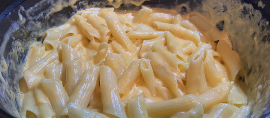 When I was looking for a few holiday meal prep time hacks this: Teigen's One Pot Mac and Cheese