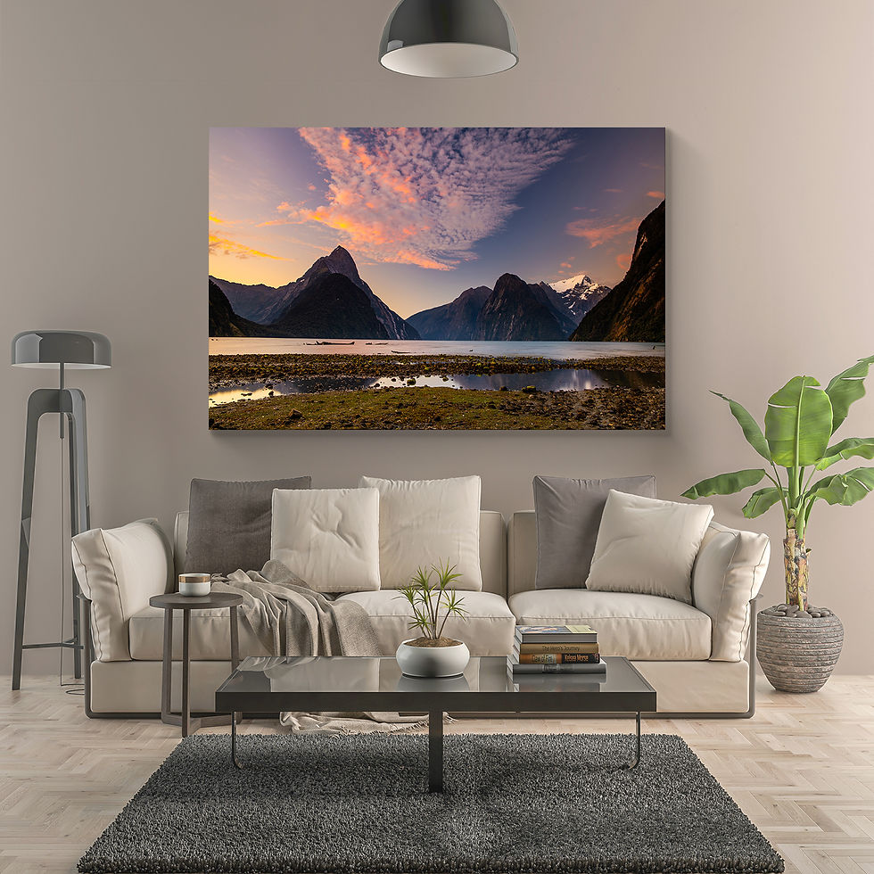 Thumbnail: Milford Sound Pink Sunset