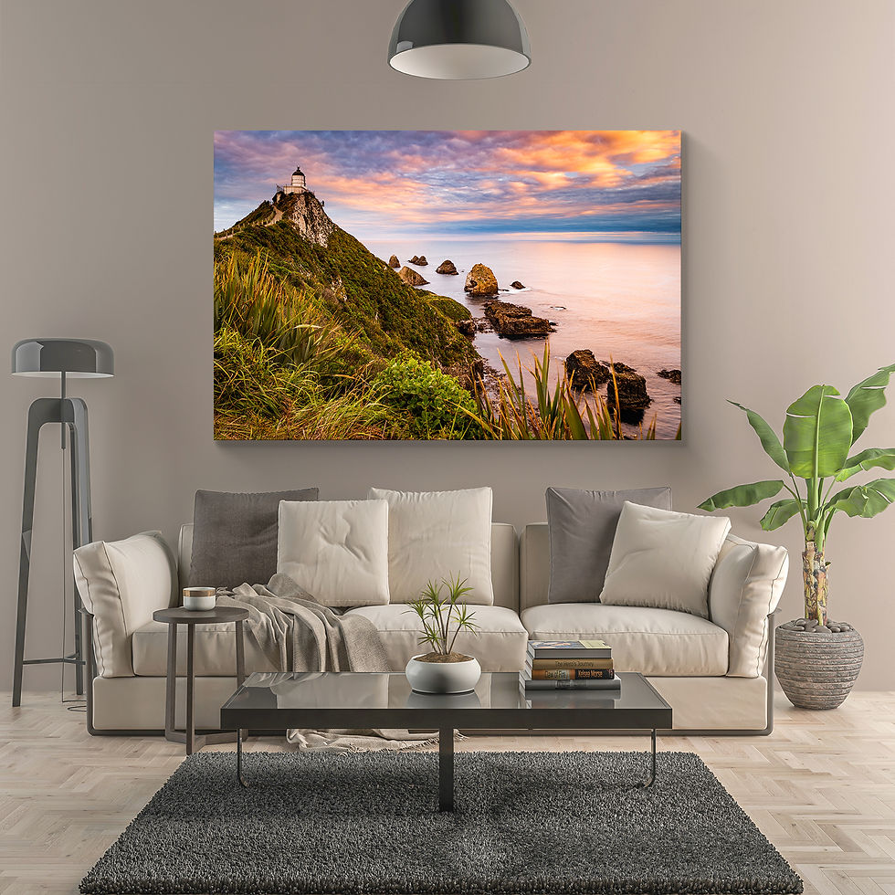 Thumbnail: Nugget Point Lighthouse Sunset