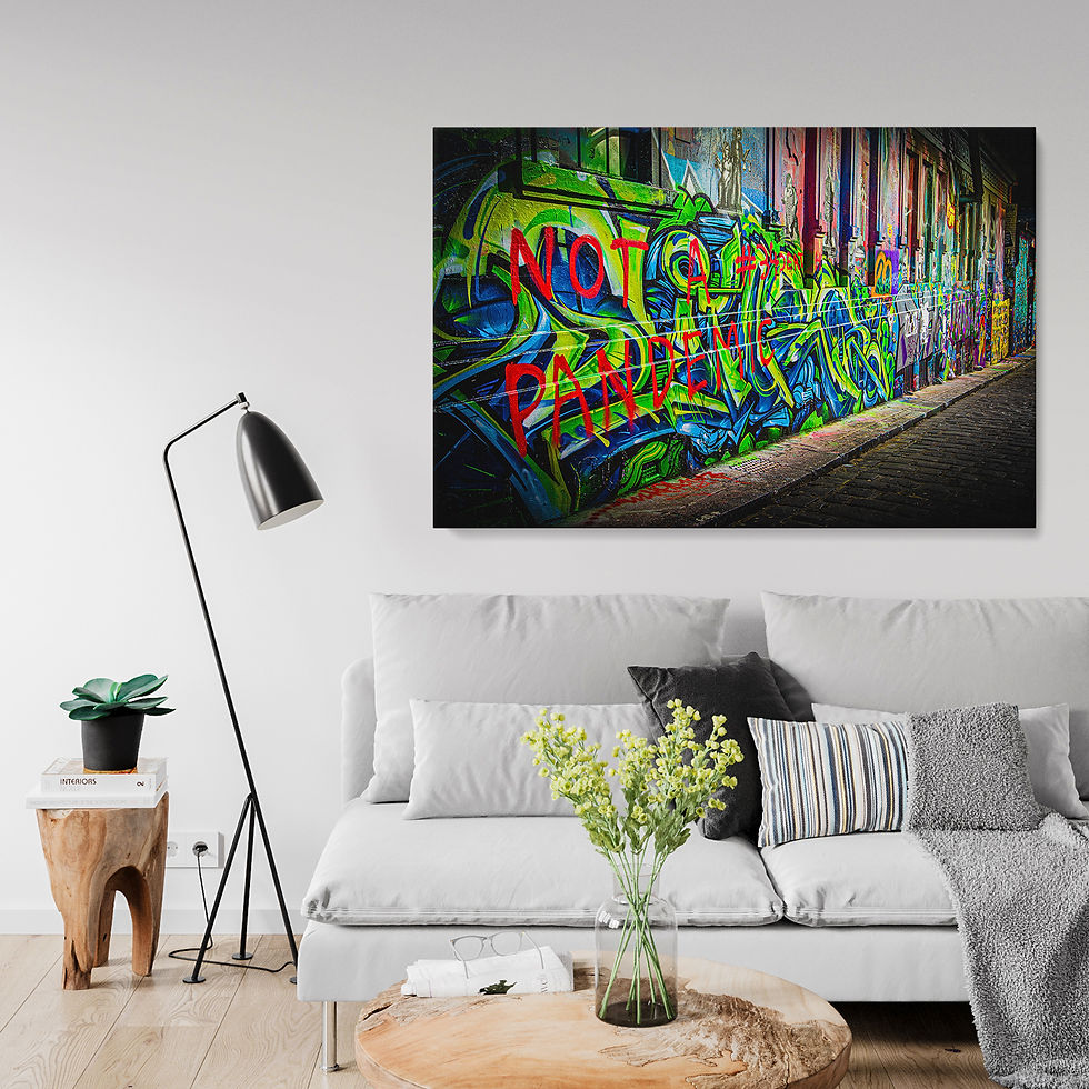 Melbourne Street Art Graffiti Pandemic